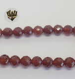 (MBEAD-230) 12mm Carnelian Faceted Beads - Fantasy World Jewelry