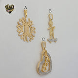 (1-2362) Gold Laminate Pendants - BGF