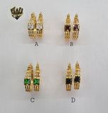 (1-2640 A-B) Gold Laminate Hoops - BGO - Fantasy World Jewelry