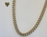 (4-3259) Stainless Steel - 10mm Curb Link Chain - 30" - Fantasy World Jewelry