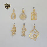 (1-2192) Gold Laminate Pendants - BGF