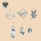 (2-1400) 925 Sterling Silver - Animal Pendants. - Fantasy World Jewelry