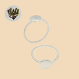 (2-5012) 925 Sterling Silver - Small Circle Ring - Fantasy World Jewelry