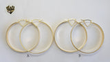(1-2731-D1) Gold Laminate Hoops - BGO - Fantasy World Jewelry