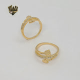 (1-3016) Gold Laminate - Arrow Ring - BGF - Fantasy World Jewelry