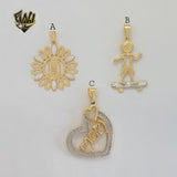 (1-2362) Gold Laminate Pendants - BGF