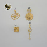 (1-2094) Gold Laminate Pendants - BGF
