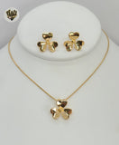 (1-6074) Gold Laminate- Flower Set - BGF - Fantasy World Jewelry