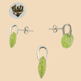 (2-6900) 925 Sterling Silver - Zircon Set. - Fantasy World Jewelry