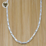 (2-8012) 925 Sterling Silver - 3.5mm Alternative Link Chains. - Fantasy World Jewelry