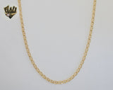(1-1856) Gold Laminate - 3mm Mariner Link Chain - BGF