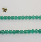 (MBEAD-239) 6mm Jade Beads - Fantasy World Jewelry