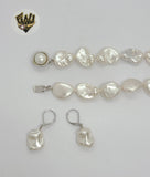 (MSET-25) Gold Laminate - Baroque Pearls Set - Fantasy World Jewelry
