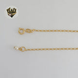 (1-0911) Gold Laminate - 1.5mm Charms Bracelet - 5.5" - BGO