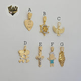 (1-2190) Colgantes Laminado Oro - BGF