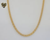(1-1750-1) Gold Laminate - 4mm Round Mesh Link Chain - BGF