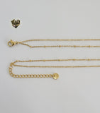 (4-7013) Stainless Steel - Pearl Layering Chains Necklace. - Fantasy World Jewelry