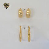 (1-2604-2) Gold Laminate - Plain Hoops - BGO