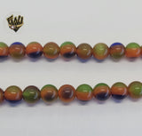 (MBEAD-246) 8mm Ojo De Gato Beads - Fantasy World Jewelry