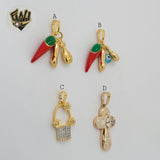 (1-2323-1) Gold Laminate Pendants - BGO