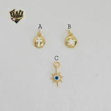 (1-2166) Laminado Oro - Colgantes - BGO