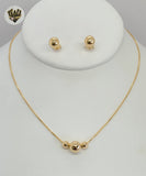 (1-6064) Gold Laminate- Balls Set - BGF - Fantasy World Jewelry