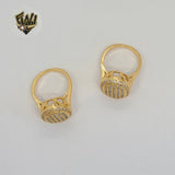 (1-3179-1) Laminado de Oro - Anillo Zircon - BGO