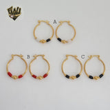 (1-2726-1) Gold Laminate Hoops - BGO