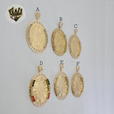 (1-2469-1) Gold Laminate - Religious Pendants - BGF