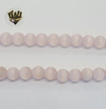 (MBEAD-247) 8mm Ojo De Gato Beads - Fantasy World Jewelry