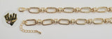 (1-0817) Gold Laminate - 8mm Alternative Bracelet - 7.5" - BGO - Fantasy World Jewelry