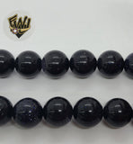(MBEAD-142) 14mm Venturina Azul Beads - Fantasy World Jewelry
