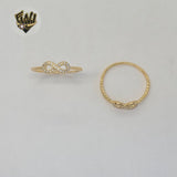 (1-3040-3) Laminado de Oro - Anillo Infinito - BGF