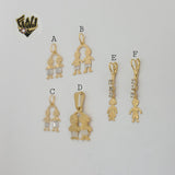 (1-2137) Gold Laminate Pendants - BGF