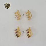 (1-2974) Laminado Oro - Aros Hoja Zircon - BGO