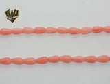 (MBEAD-91) 4mm Coral Beads - Fantasy World Jewelry