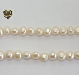 (MBEAD-35) 8mm Freshwater Pearls - Fantasy World Jewelry