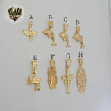 (1-2058) Gold Laminate Pendants - BGF