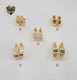(1-2646) Gold Laminate Hoops - BGO - Fantasy World Jewelry