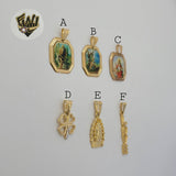 (1-2189-2) Gold Laminate Pendants - BGF