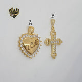 (1-2396-1) Gold Laminate Pendants - BGO