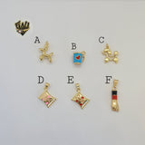 (1-2346) Gold Laminate Pendants - BGO - Fantasy World Jewelry