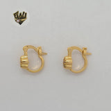 (1-2613-C) Gold Laminate Hoops - BGO - Fantasy World Jewelry