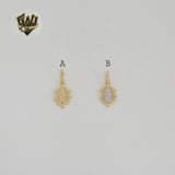 (1-2037) Gold Laminate - Miraculous Virgin Pendants - BGF