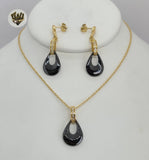 (4-7018) Stainless Steel - 1mm Drop Style Set - 16". - Fantasy World Jewelry