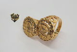 (1-3160-2) Gold Laminate -Horse Men Ring - BGO - Fantasy World Jewelry