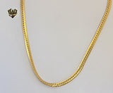 (4-3183) Stainless Steel - 5mm Alternative Link Chain - 20" - Fantasy World Jewelry