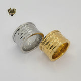 (4-0044) Stainless Steel - Chunky Ring. - Fantasy World Jewelry