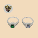 (2-5088) 925 Sterling Silver - Zircon Ring - Fantasy World Jewelry
