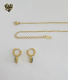 (4-7088) Stainless Steel - 1.5mm Curb Link with Stone Set - 16"